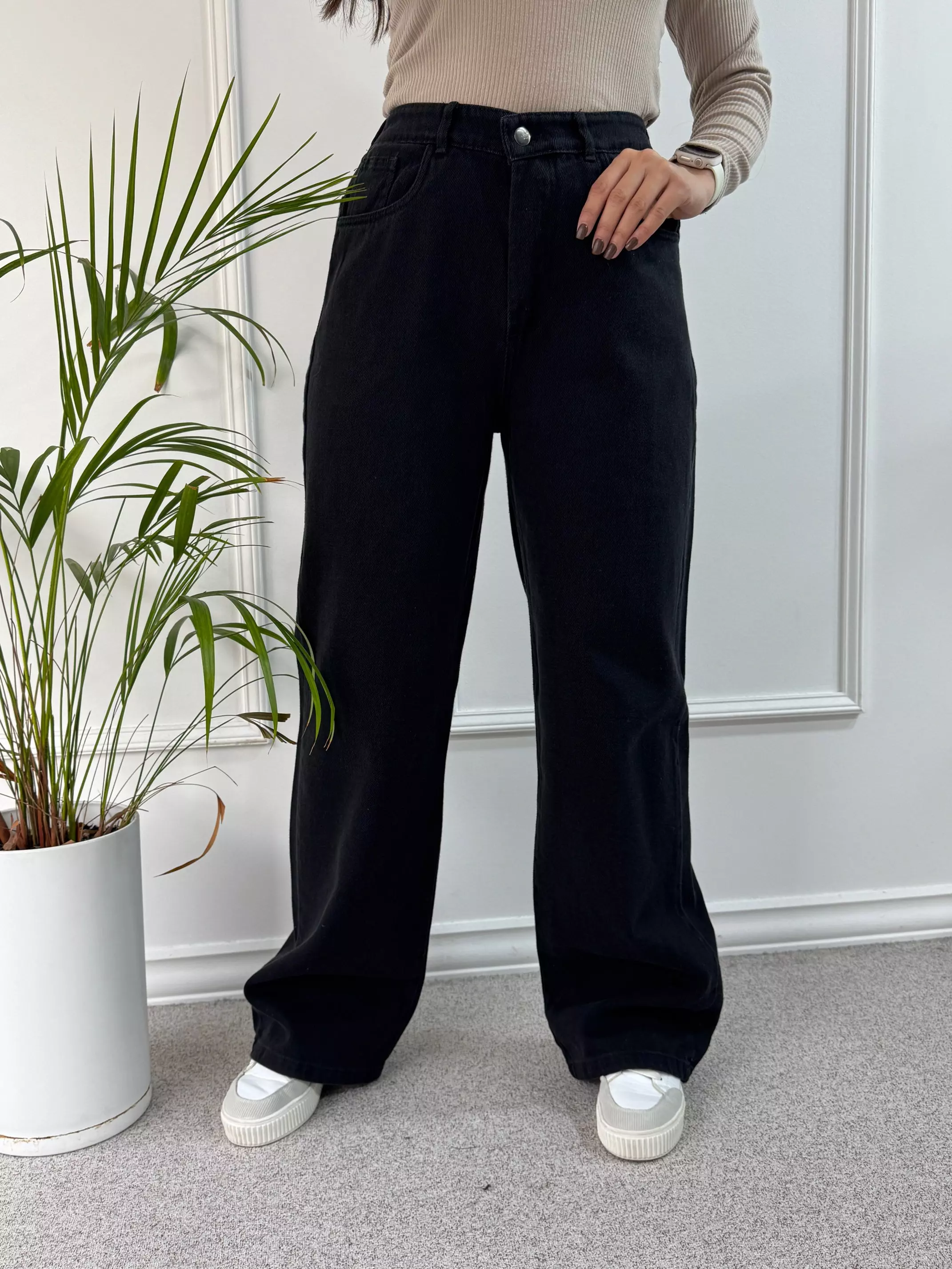 شلوار جین نیم بگ